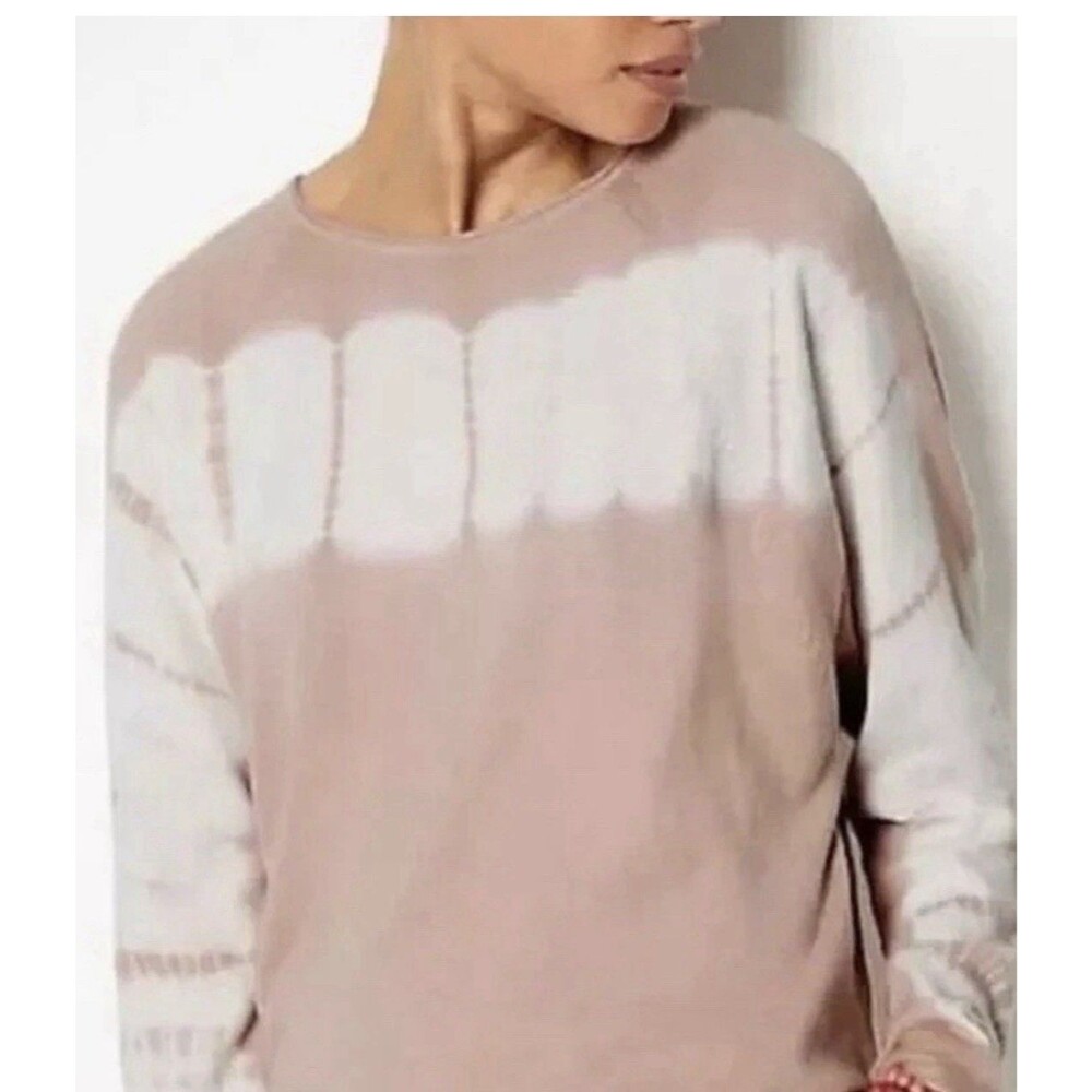 J. Jill Pure Jill Tie Dye cotton blend light Sweater 